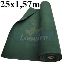 Bobina de Lona 08 Encerado Verde Impermeável 25m x 1,57m = 39,25m² Bobina de Lona 08 Encerado Verde Impermeável 25m x 1,57m = 39,25m²